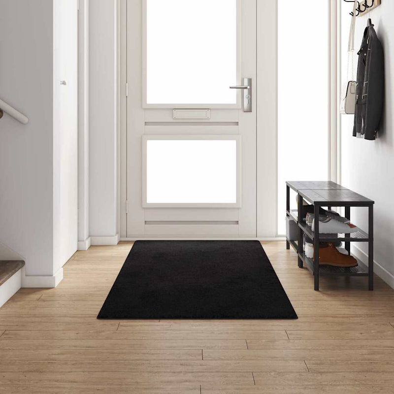 Chargez l'image dans la visionneuse de la galerie, Vidaxl tapijt loper zwart 100 x 300 cm 100% polypropylene tuft
