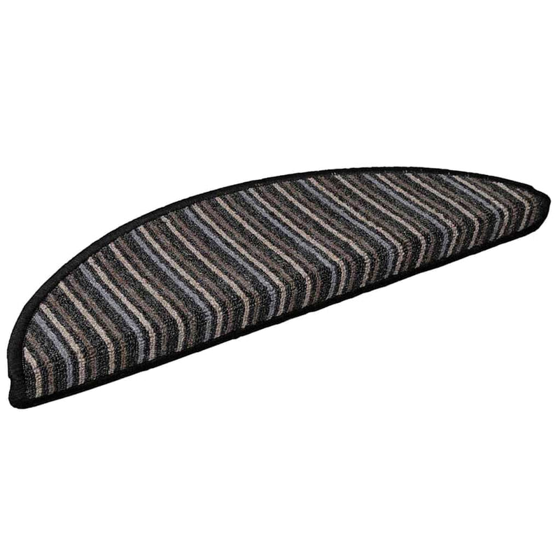 Afbeelding laden in galerijviewer, Vidaxl zelfklevende trapmatten 15 pcs antraciet 56 x 17 x 3 cm
