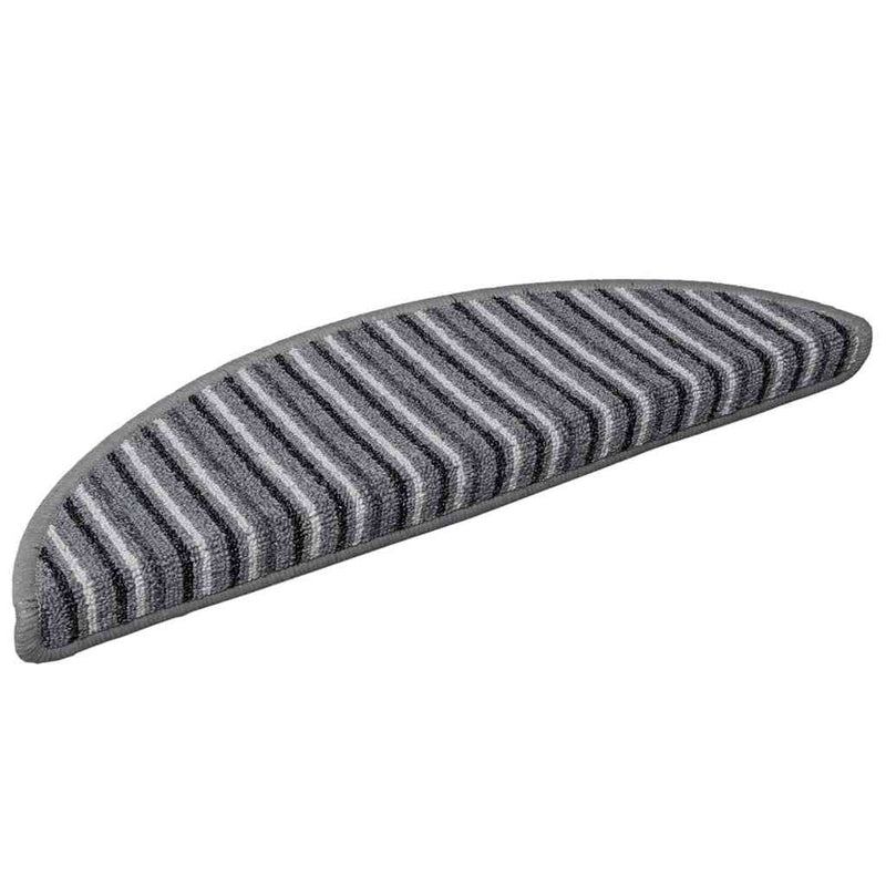 Afbeelding laden in galerijviewer, Vidaxl zelfklevende trapmatten 15 pcs grijs 56 x 17 x 3 cm
