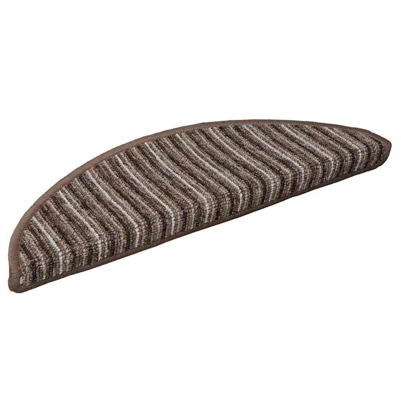 Afbeelding laden in galerijviewer, Vidaxl zelfklevende trapmatten 15 pcs bruin 56 x 17 x 3 cm

