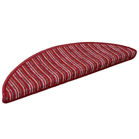 Vidaxl zelfklevende trapmatten 15 pcs rood 56 x 17 x 3 cm