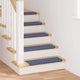 Vidaxl zelfklevende trapmatten 15 st 65 x 21 x 4 cm non-slip blauw