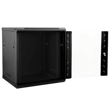 Vidaxl netwerk kabinet met opslag zwart 53 x 60 x 60 cm staal