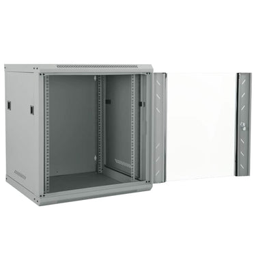 Vidaxl netwerk kabinet met opslag grijs 53 x 60 x 60 cm staal