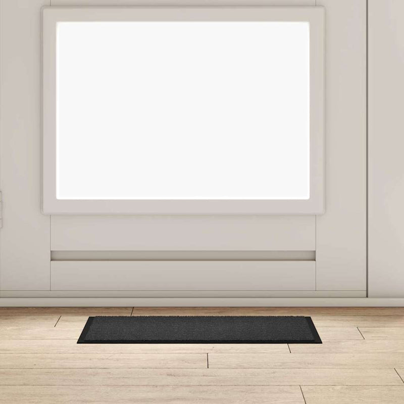 Chargez l'image dans la visionneuse de la galerie, Vidaxl deurmat antraciet 60 x 40 x 1.2 cm teddy stof
