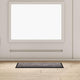 Vidaxl deurmat lichtgrijs 60 x 40 x 1.2 cm teddy stof
