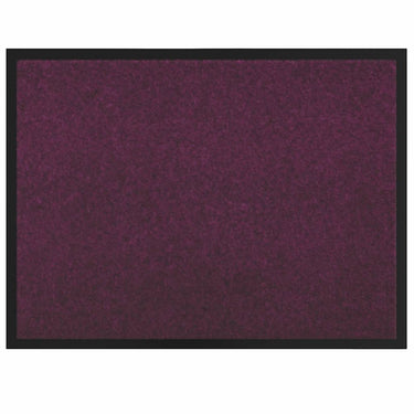 Vidaxl deurmat bordeauxrood 60 x 40 x 1.2 cm teddy stof