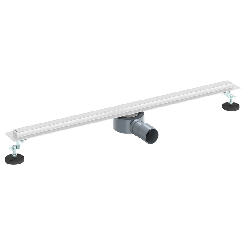 Chargez l'image dans la visionneuse de la galerie, Vidaxl 360° doucheafvoer met slank model zilver 80 cm

