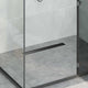 Vidaxl doucheafvoer 2-in-1 met 360° sifon zwart 60 cm