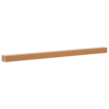 Vidaxl verhoogde plantenbak 775 x 50 x 36 cm gegalvaniseerd staal