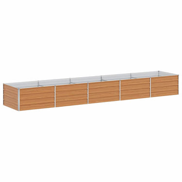 Vidaxl verhoogde plantenbak licht bruin 400 x 80 x 45 cm
