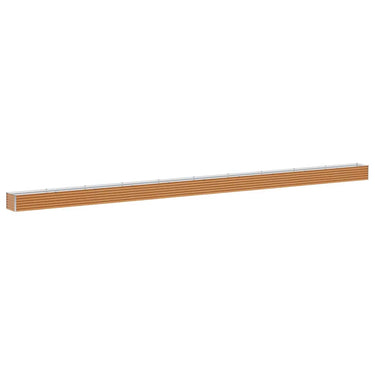 Vidaxl verhoogde plantenbak 970 x 50 x 36 cm gegalvaniseerd staal