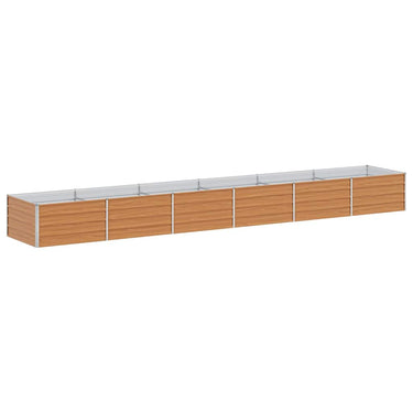 Vidaxl verhoogde plantenbak licht bruin 480 x 80 x 45 cm