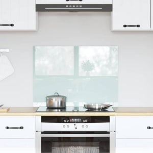 Vidaxl keukenachterwand melk 70 x 50 cm gehard glas
