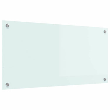 Vidaxl keuken achterwand wit 80 x 40 cm gehard glas