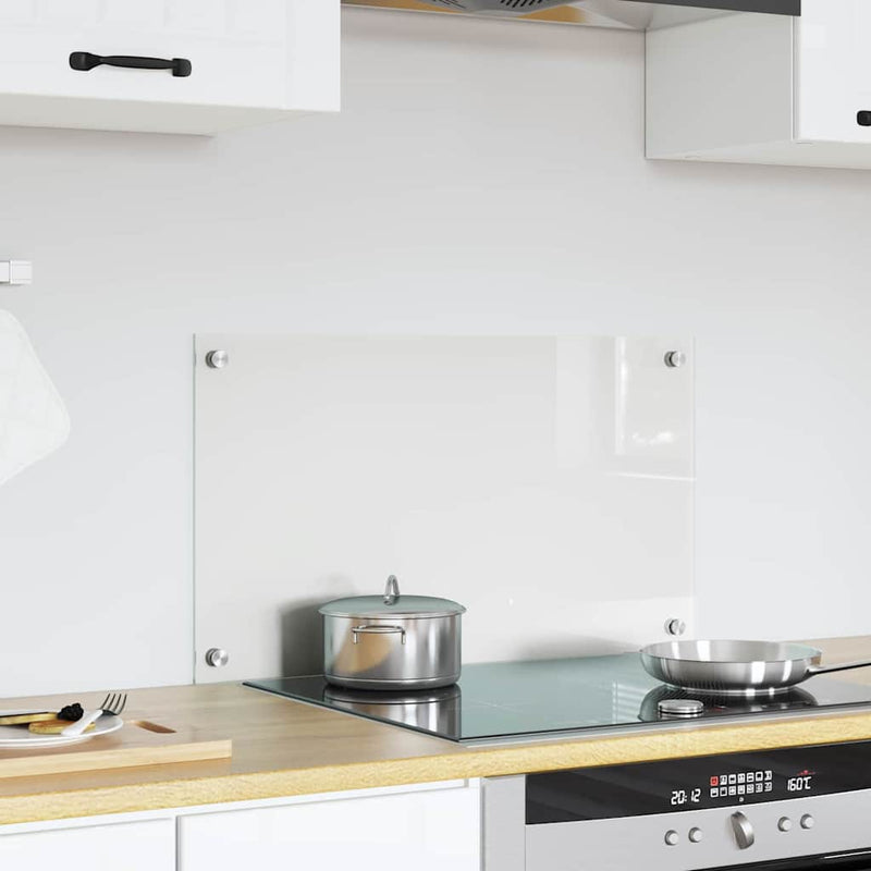 ギャラリービューアに画像をロードする, Vidaxl keuken achterwand doorzichtig 70 x 40 cm gehard glas
