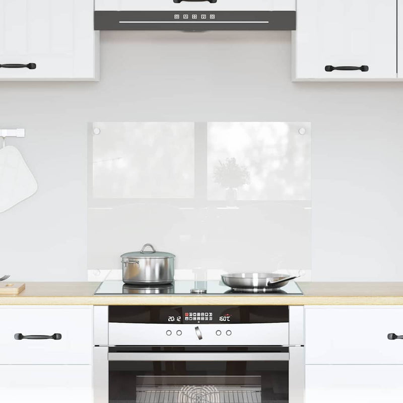 ギャラリービューアに画像をロードする, Vidaxl keuken achterwand doorzichtig 70 x 50 cm gehard glas
