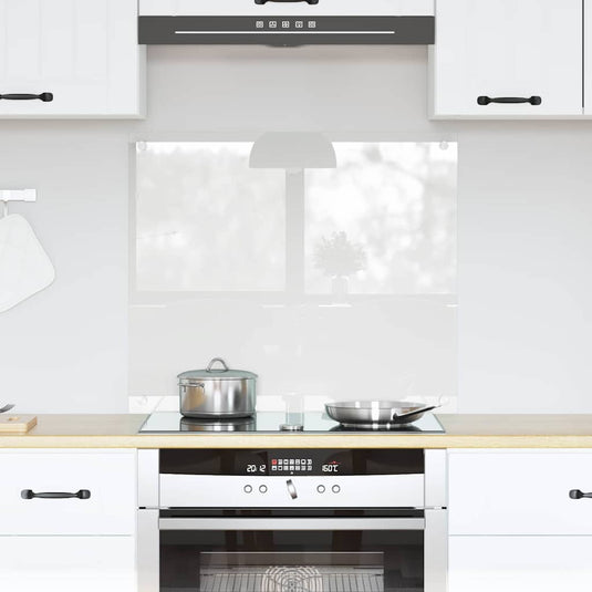 Vidaxl keuken achterwand doorzichtig 70 x 60 cm gehard glas
