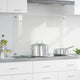 Vidaxl keuken achterwand doorzichtig 90 x 60 cm gehard glas