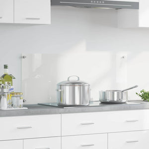 Vidaxl keuken achterwand doorzichtig 100 x 40 cm gehard glas