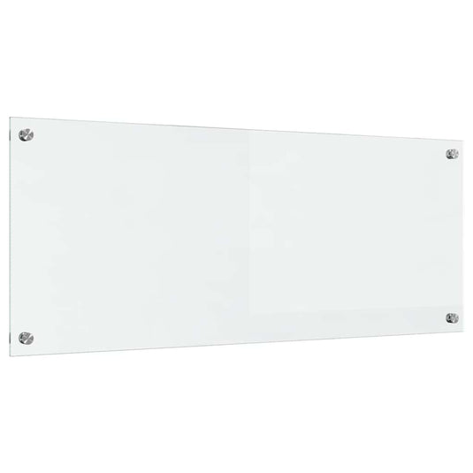Vidaxl keuken achterwand doorzichtig 100 x 40 cm gehard glas
