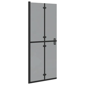 Vidaxl inloopdouchewand zwart 90 x 6.5 x 190 cm