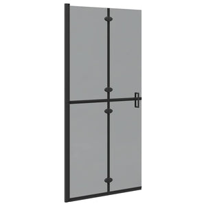 Vidaxl inloopdouchewand zwart 90 x 6.5 x 190 cm