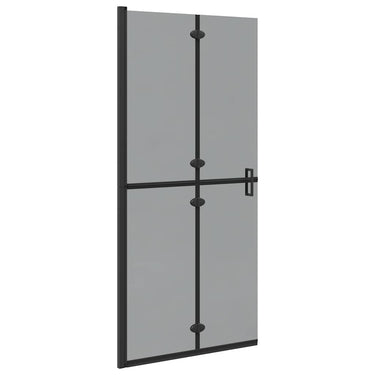 Vidaxl inloopdouchewand zwart 90 x 6.5 x 190 cm