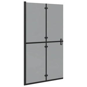 Vidaxl inloopdouchewand zwart 90 x 6.5 x 190 cm