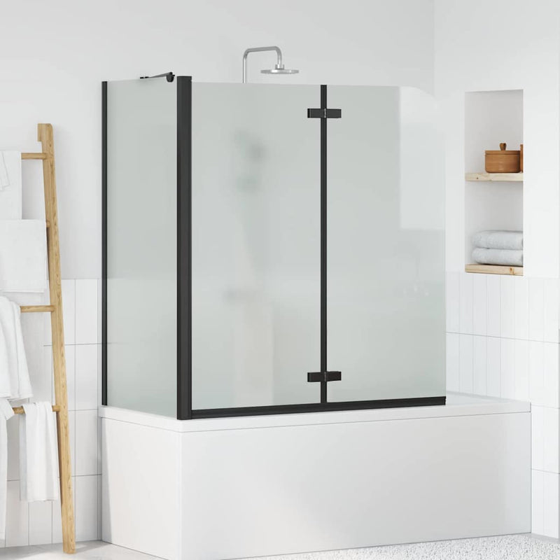 ギャラリービューアに画像をロードする, Vidaxl douche omhulsel zwart 120 x 68 x 130 cm esg-glas en aluminium
