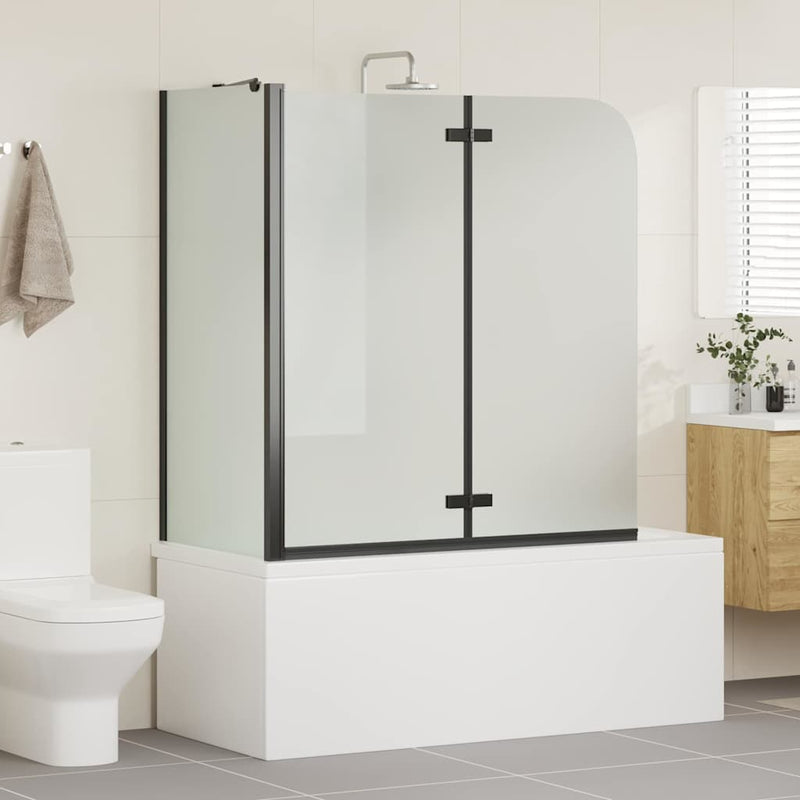 ギャラリービューアに画像をロードする, Vidaxl douche omhulsel zwart 120 x 68 x 130 cm esg-glas en aluminium
