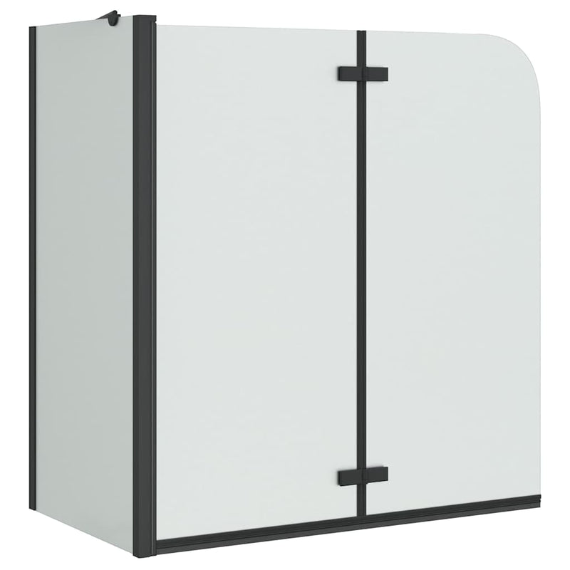 ギャラリービューアに画像をロードする, Vidaxl douche omhulsel zwart 120 x 68 x 130 cm esg-glas en aluminium
