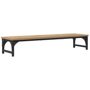 Vidaxl monitor stand artisan eiken 85 x 23 x 15,5 cm bewerkt hout