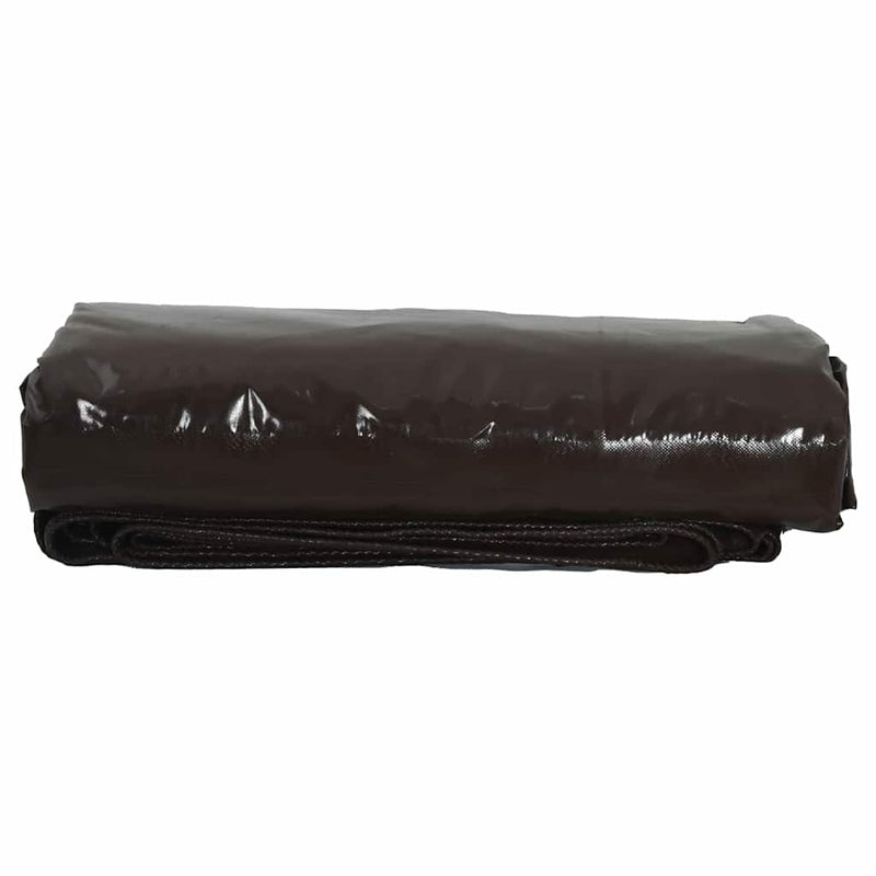 Afbeelding laden in galerijviewer, Vidaxl zeil 650g m² bruin 1,5 x 2 m canvas met pvc-coating
