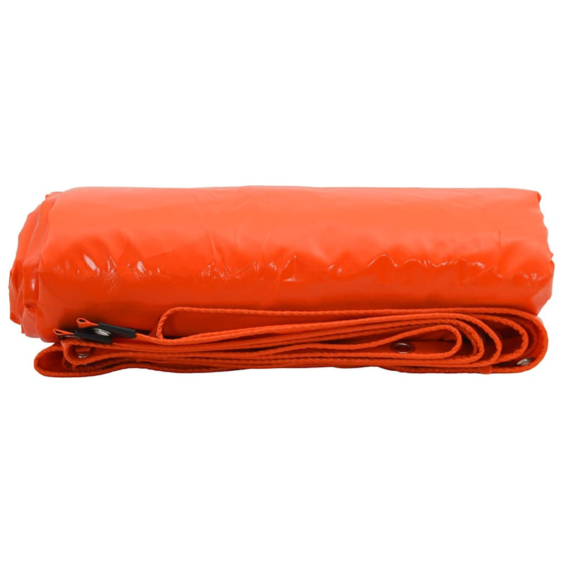 ギャラリービューアに画像をロードする, Vidaxl zeil 650g m² oranje 2,5 x 3,5 m canvas met pvc-coating
