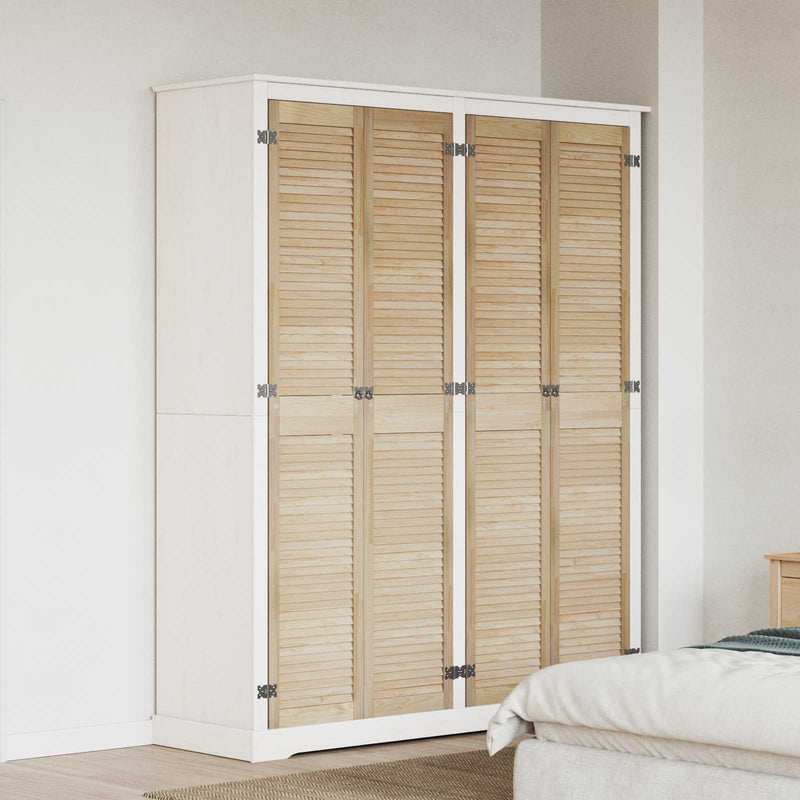 Afbeelding laden in galerijviewer, Vidaxl kastdeur 4 pcs naturel 201 x 2,1 x 39,5 cm massief grenenhout
