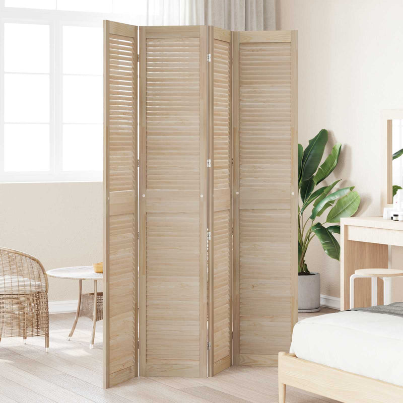 Afbeelding laden in galerijviewer, Vidaxl kastdeur 4 pcs naturel 201 x 2,1 x 39,5 cm massief grenenhout
