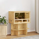 Vidaxl terrarium bruin 80 x 50 x 50 cm osb
