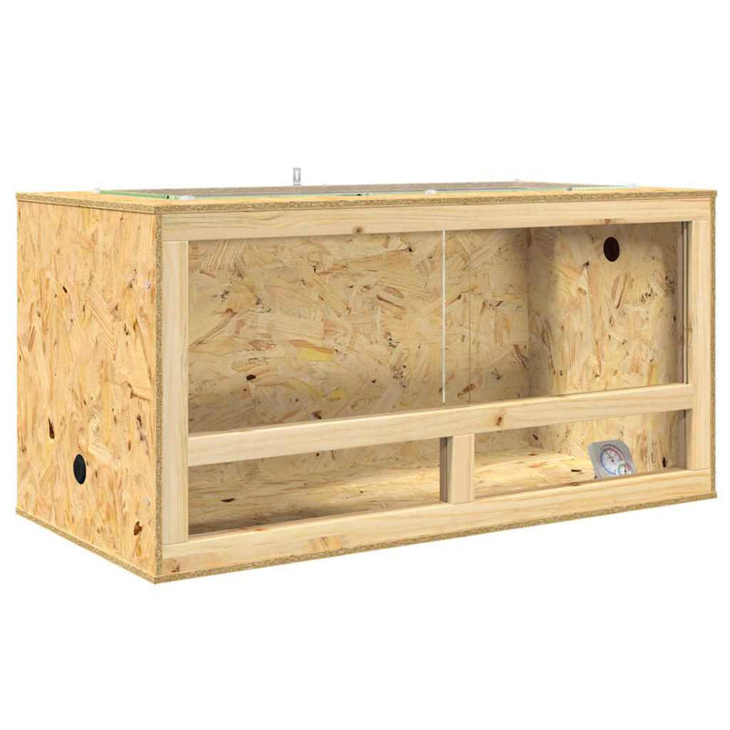 Chargez l'image dans la visionneuse de la galerie, Vidaxl terrarium bruin 100 x 50 x 50 cm osb
