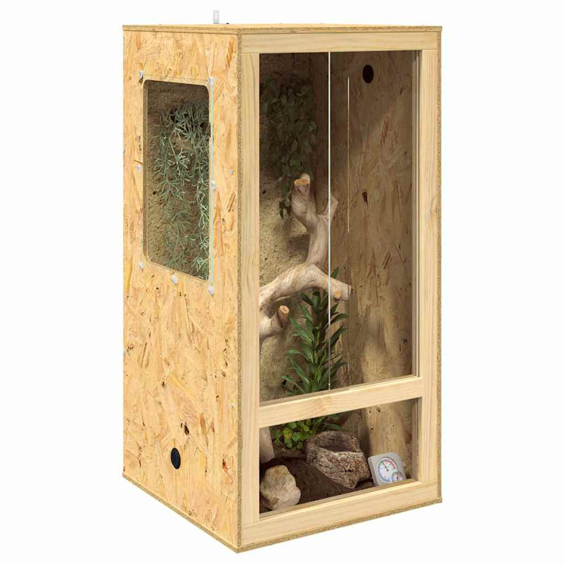 ギャラリービューアに画像をロードする, Vidaxl terrarium bruin 50 x 50 x 100 cm osb
