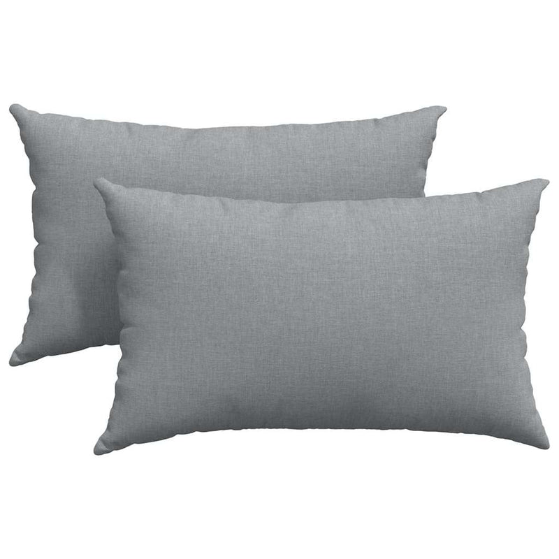 ギャラリービューアに画像をロードする, Vidaxl sofa kussens 2 stuks lichtgrijs 50 x 30 cm stof
