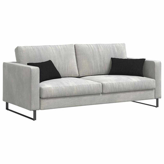 Vidaxl sofa kussens 2 pcs zwart 50 x 30 cm stof