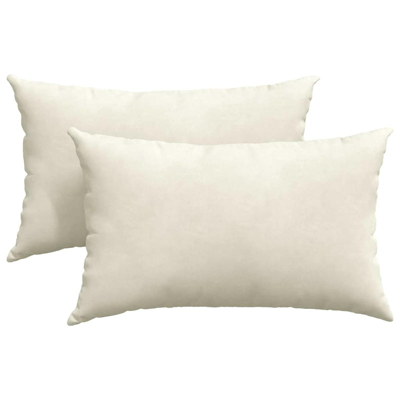 ギャラリービューアに画像をロードする, Vidaxl sofa kussens 2 stuks crème 50 x 30 cm cordstof
