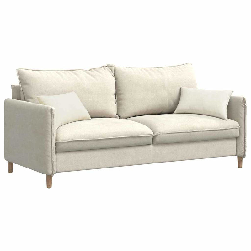 ギャラリービューアに画像をロードする, Vidaxl sofa kussens 2 stuks crème 50 x 30 cm cordstof
