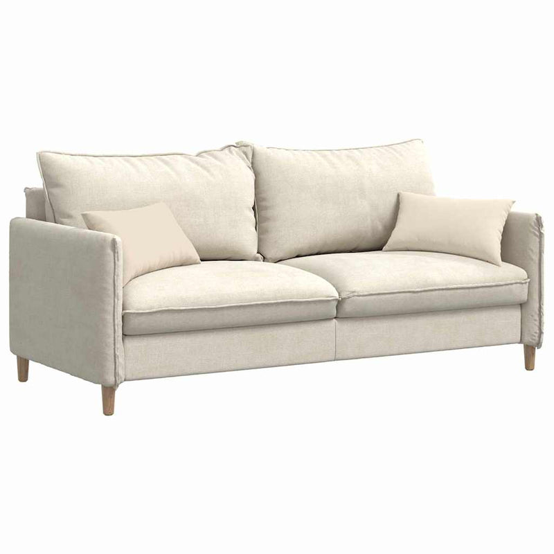 Chargez l'image dans la visionneuse de la galerie, Vidaxl sofa kussens 2 stuks beige 50 x 30 cm stof
