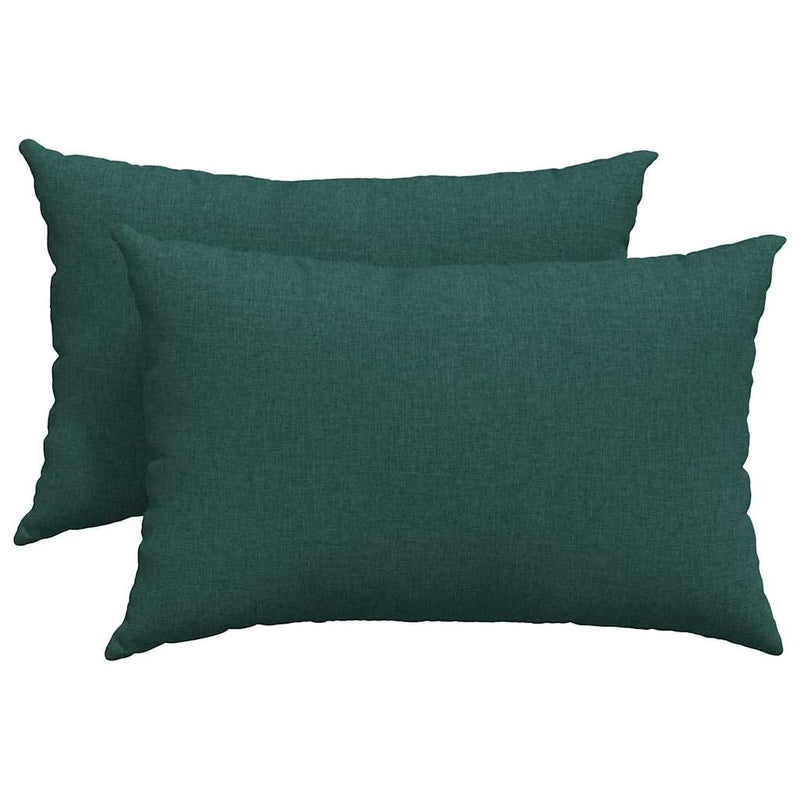 ギャラリービューアに画像をロードする, Vidaxl sofa kussens 2 pcs donkergroen 60 x 40 cm stof
