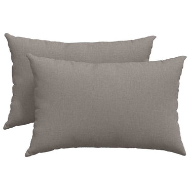 Vidaxl sofa kussens 2 pcs taupe 60 x 40 cm stof