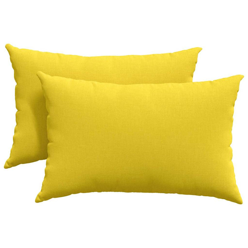 ギャラリービューアに画像をロードする, Vidaxl sofa kussens 2 pcs lichtgeel 60 x 40 cm stof
