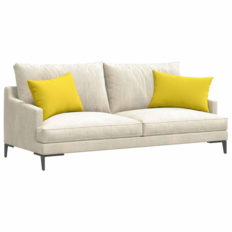 ギャラリービューアに画像をロードする, Vidaxl sofa kussens 2 pcs lichtgeel 60 x 40 cm stof
