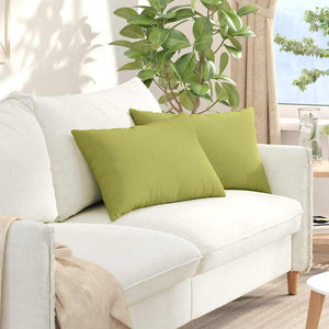 Vidaxl sofa kussens 2 pcs lichtgroen 60 x 40 cm stof